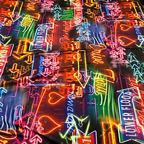Polyester Spandex Graphic Print Fabric 4-Way Stretch 60"