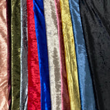 Crushed Stretch Velvet Fabric by the Yard