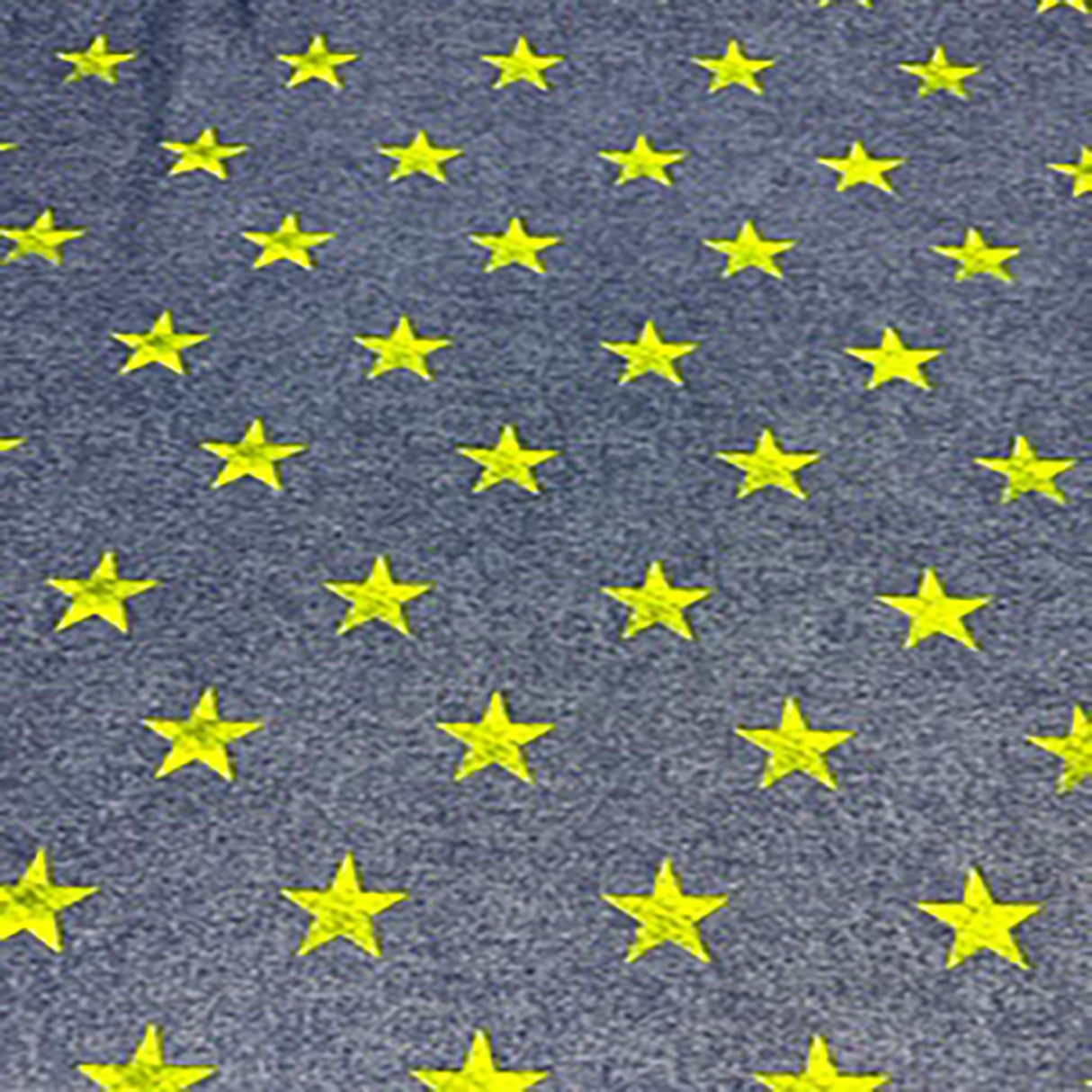 Polyester Spandex Denim Look Star Print Fabric