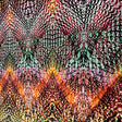 Polyester Spandex Ceramic Paper Print Fabric