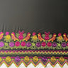 Polyester Floral Bird Embroidered Fabric