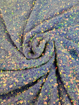 Stretch Sequin Velvet Lavender