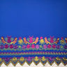 Polyester Floral Bird Embroidered Fabric