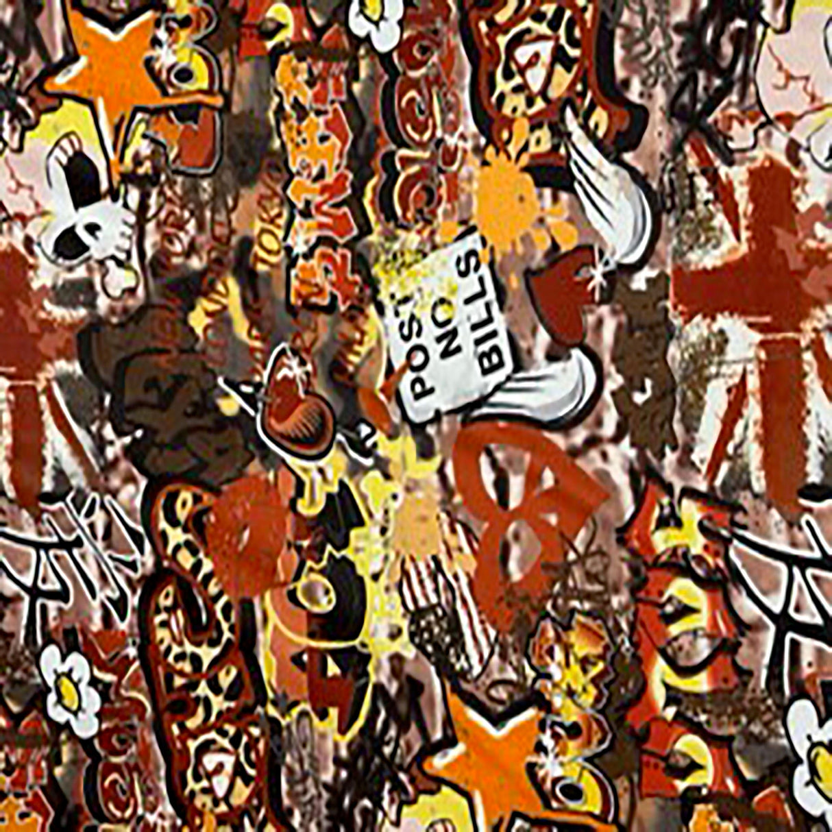 Polyester Spandex Graphic Print Fabric 4-Way Stretch 60"
