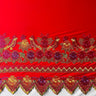Polyester Floral Bird Embroidered Fabric