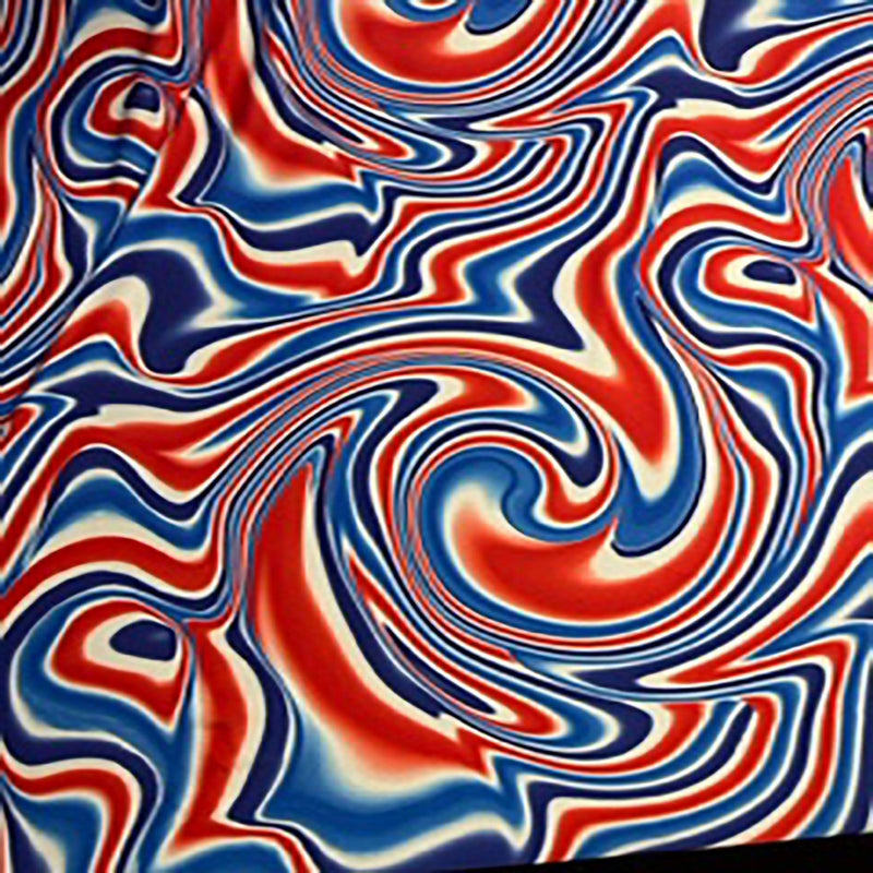 Polyester Spandex Water Paint Print Fabric 60"