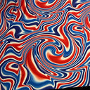 Polyester Spandex Water Paint Print Fabric 60"