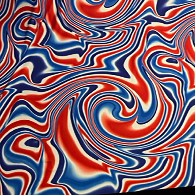 Polyester Spandex Water Paint Print Fabric 60"