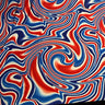 Polyester Spandex Water Paint Print Fabric 60"