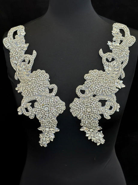 Silver Rhinestone Applique