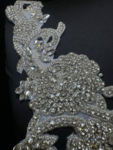 Silver Rhinestone Applique