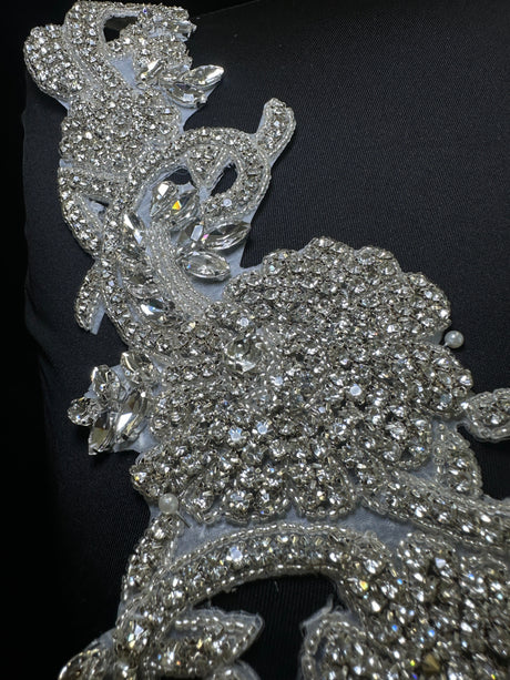 Silver Rhinestone Applique