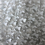 3D Butterfly Embroidered Satin Lace Fabric - 100% Polyester, 4-Way Mechanical Stretch, Mesh Backing, 60" Mesh Width, 54/56" Butterfly Width (1 Yard)