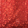 3D Butterfly Embroidered Satin Lace Fabric - 100% Polyester, 4-Way Mechanical Stretch, Mesh Backing, 60" Mesh Width, 54/56" Butterfly Width (1 Yard)