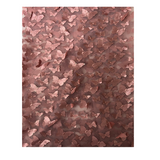 3D Butterfly Embroidered Satin Lace Fabric - 100% Polyester, 4-Way Mechanical Stretch, Mesh Backing, 60" Mesh Width, 54/56" Butterfly Width (1 Yard)