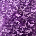 Satin Lace Fabric 3D Butterfly Embroidered