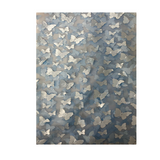 3D Butterfly Embroidered Satin Lace Fabric - 100% Polyester, 4-Way Mechanical Stretch, Mesh Backing, 60" Mesh Width, 54/56" Butterfly Width (1 Yard)