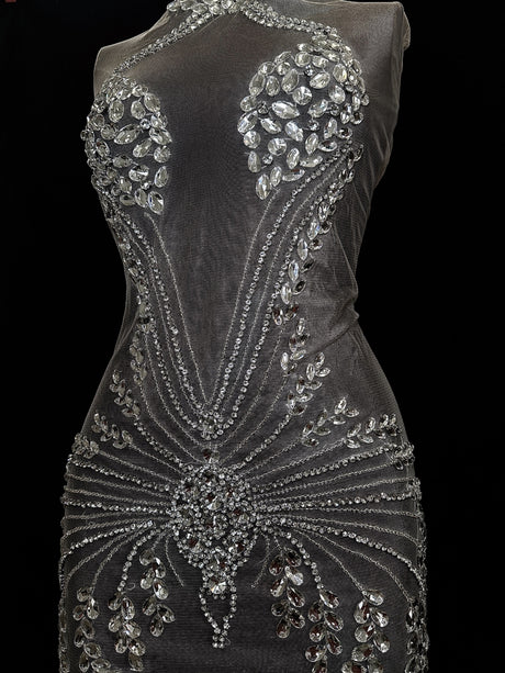 Rhinestone Applique Bodice
