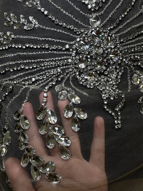 Rhinestone Applique Bodice