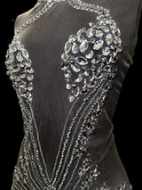Rhinestone Applique Bodice