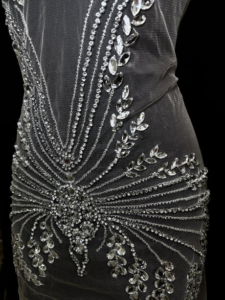 Rhinestone Applique Bodice