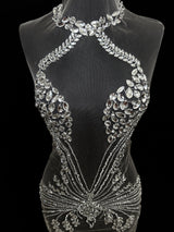 Rhinestone Applique Bodice