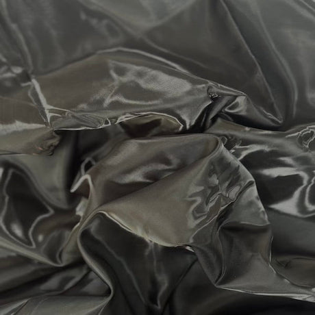Bridal Satin Fabric Crystalized Reflective Liquid