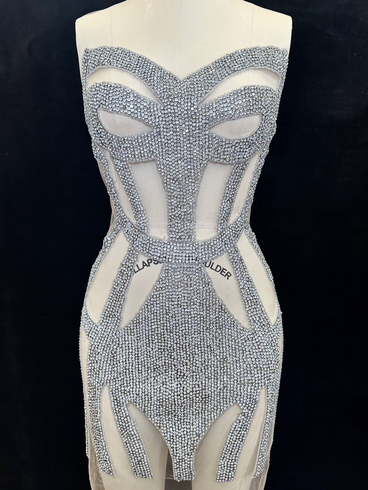 Rhinestone Bodice Applique