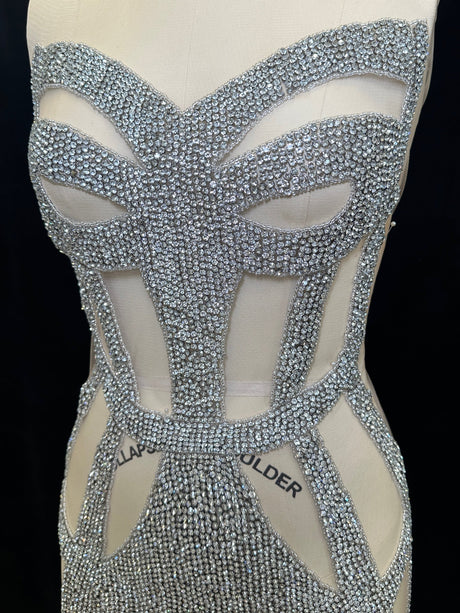Rhinestone Bodice Applique