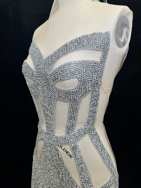 Rhinestone Bodice Applique