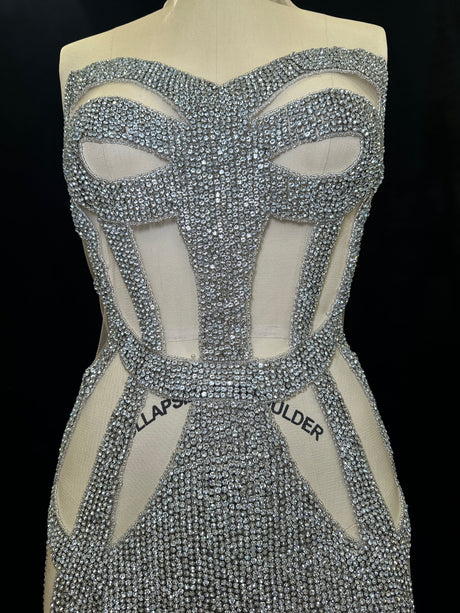 Rhinestone Bodice Applique