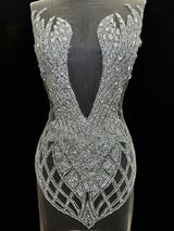 Rhinestone Bodice Applique