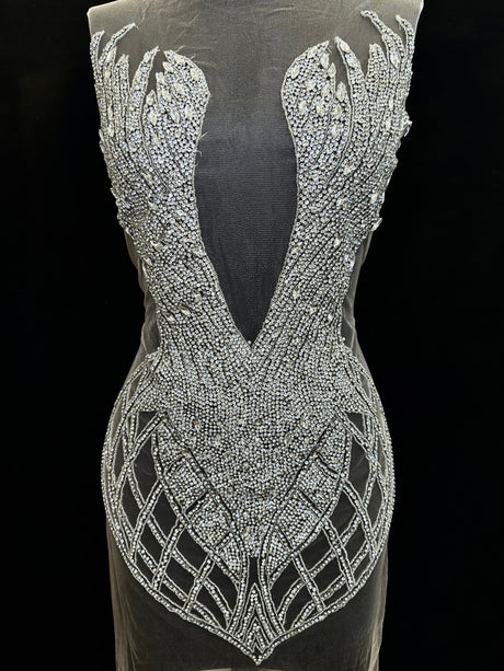 Rhinestone Bodice Applique