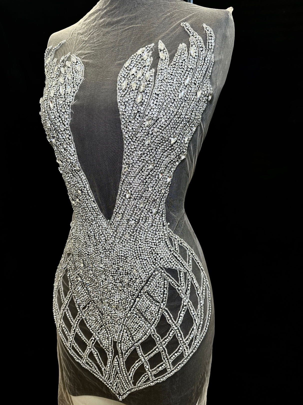Rhinestone Bodice Applique