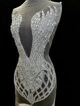 Rhinestone Bodice Applique