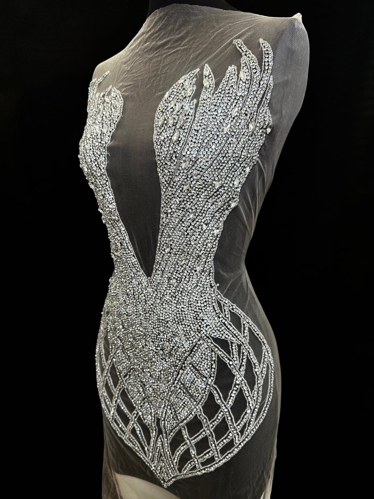 Rhinestone Bodice Applique