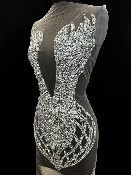 Rhinestone Bodice Applique