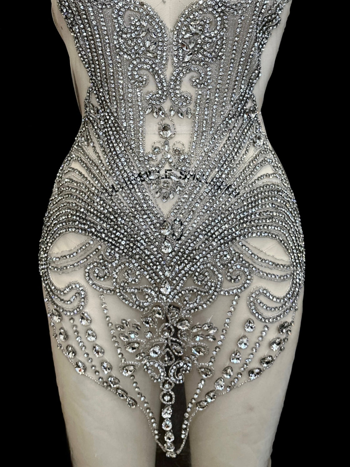 Rhinestone Bodice Applique