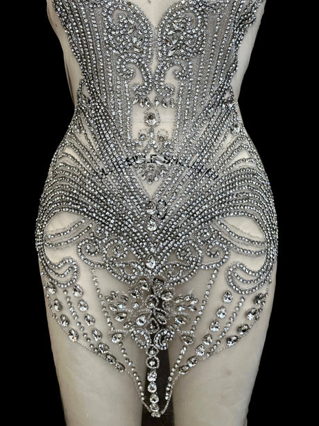 Rhinestone Bodice Applique