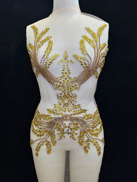 Rhinestone Bodice Applique
