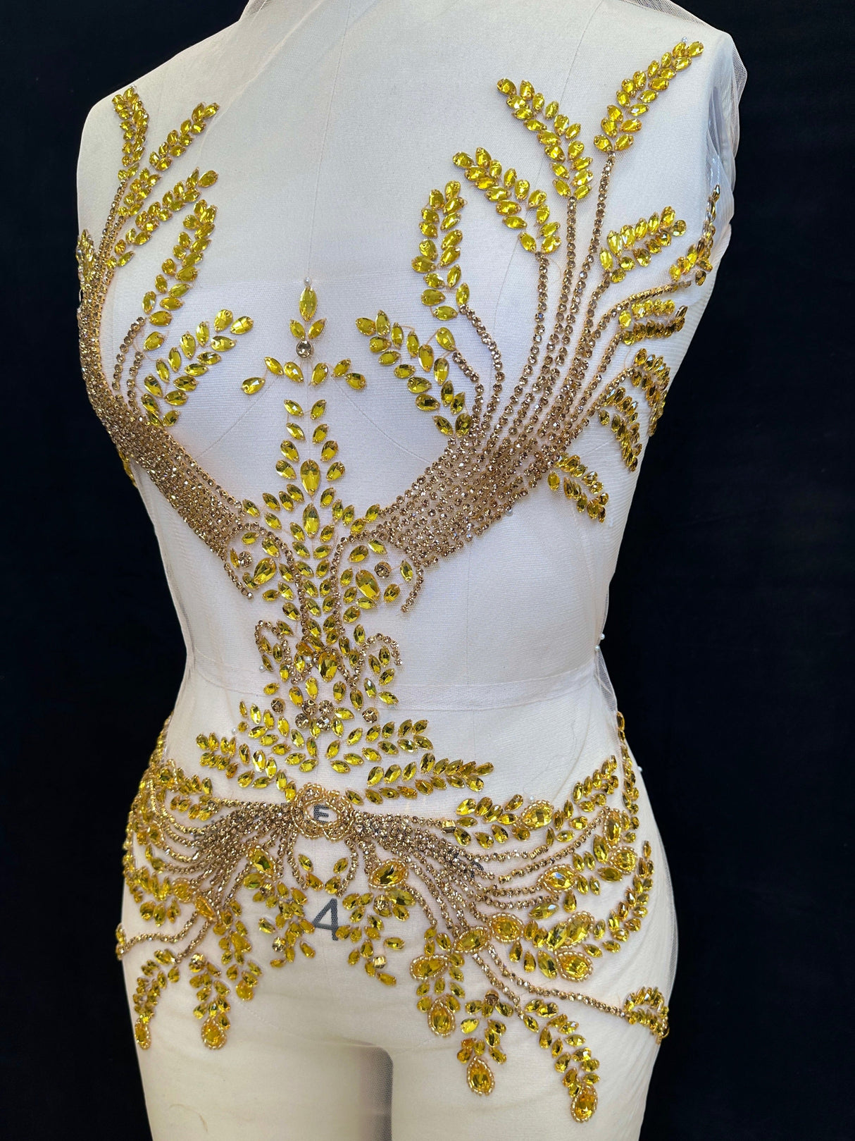Rhinestone Bodice Applique