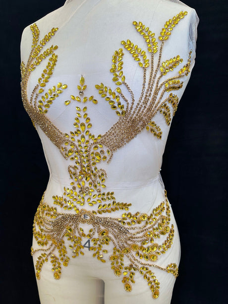 Rhinestone Bodice Applique