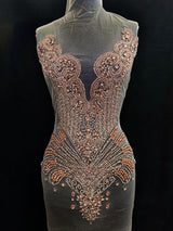 Rhinestone Bodice Applique
