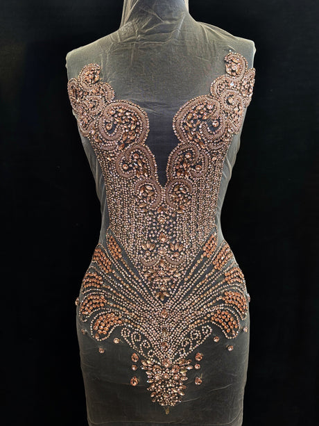 Rhinestone Bodice Applique