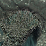Stretch Sequins Fabric French Fringe
