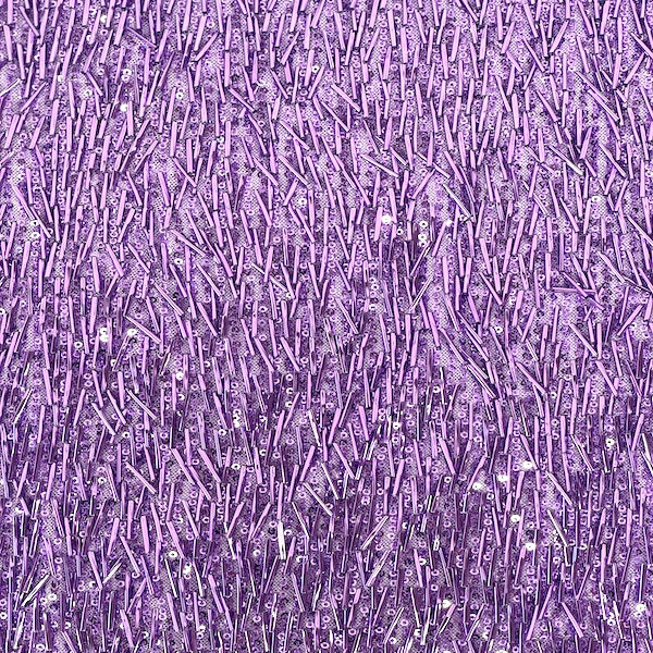 Stretch Sequins Fabric French Fringe