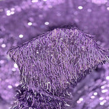 Stretch Sequins Fabric French Fringe