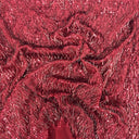 Stretch Sequins Fabric French Fringe