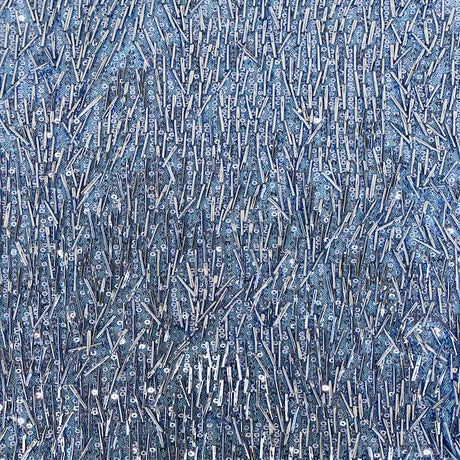Stretch Sequins Fabric French Fringe