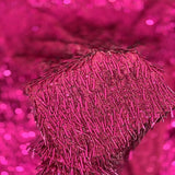 Stretch Sequins Fabric French Fringe